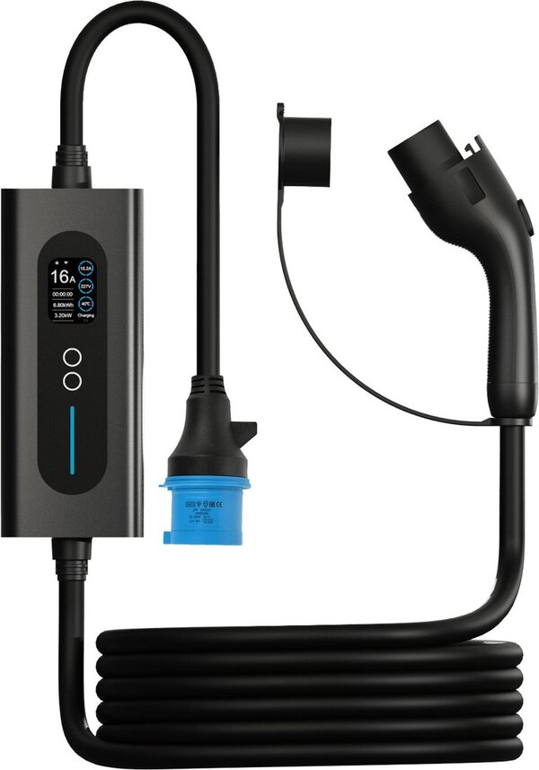 Зарядная станция AQT GBT 220В 32A Wi-Fi 7 м
