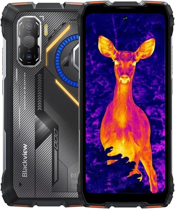 Телефон Blackview Rock 3 8GB/256GB (черный/оранжевый)
