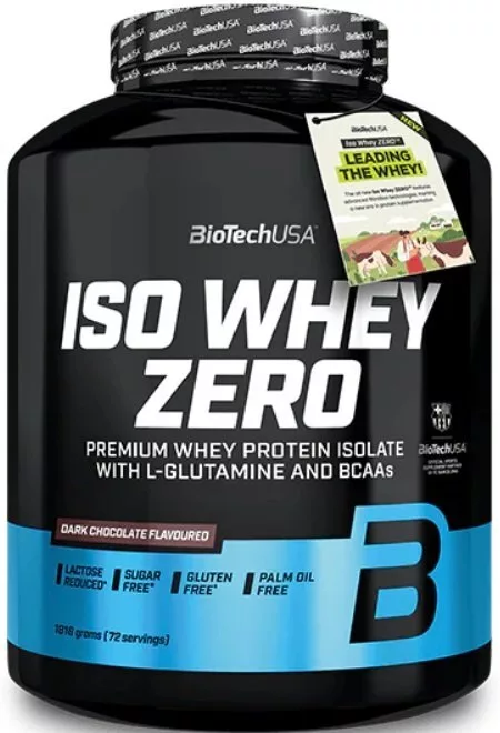 Протеин сывороточный (изолят) BioTech USA Iso Whey Zero (темный шокола