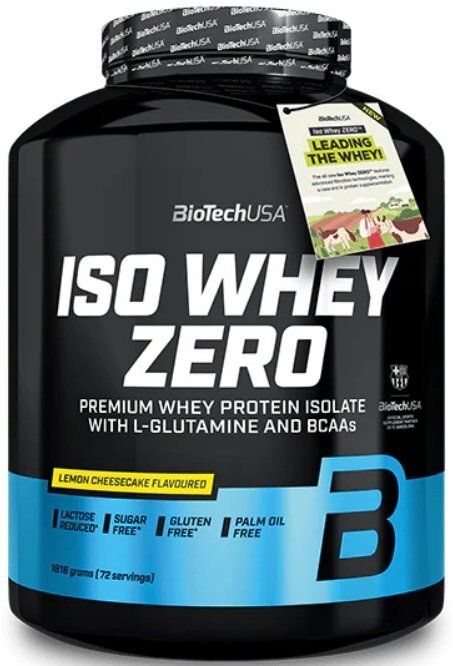 Протеин сывороточный (изолят) BioTech USA Iso Whey Zero (лимонный чизк