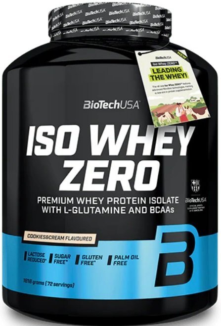 Протеин сывороточный (изолят) BioTech USA Iso Whey Zero (печенье/крем,
