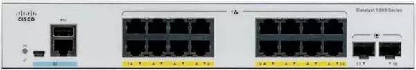 Управляемый коммутатор 2-го уровня Cisco Catalyst C1000-16P-2G-L