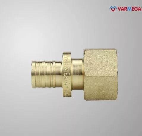 Фитинг Varmega Муфта латунная Slide-fit с внутренней резьбой 16х1/2 VM