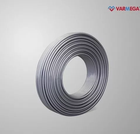 Труба Varmega Труба FLEX PE-Xa/EVOH 20x2.8 mm бухта 200 м (silver) VM5