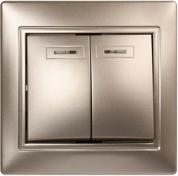 Выключатель SmartBuy Венера SBE-01c-10-SW2-1-c