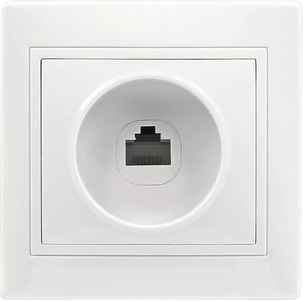 Розетка компьютерная SmartBuy Венера SBE-01w-S1-RJ