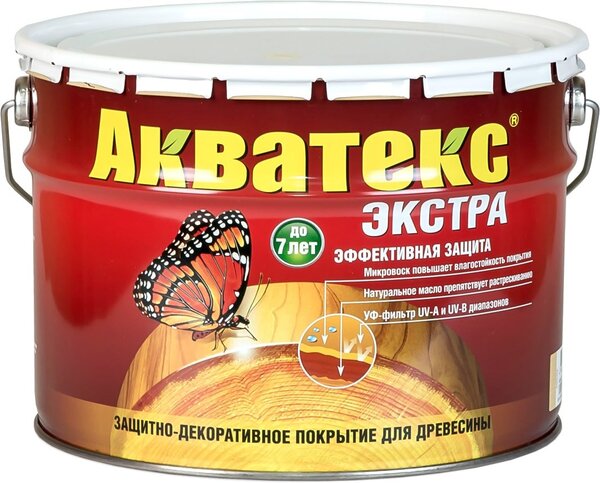 Пропитка Акватекс Экстра (орегон, 9 л)