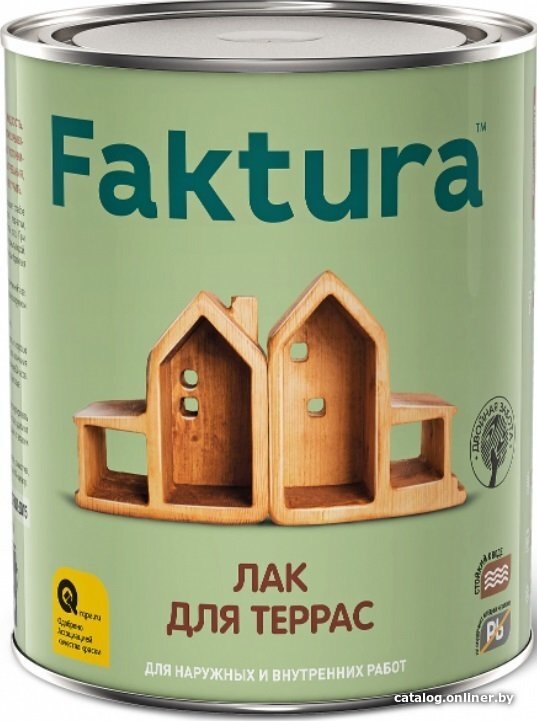 Лаки, пропитки, антисептики Ярославские краски Faktura Лак для террас 
