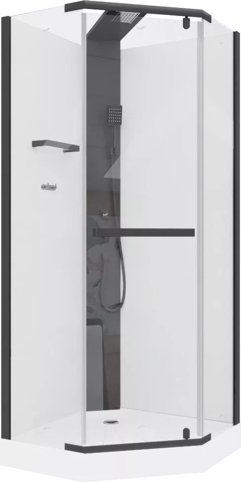 Душевая кабина Cerutti Spa CHIKA901B (черный)