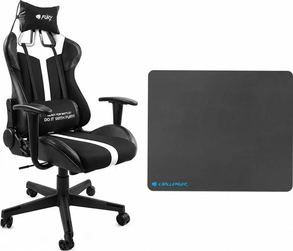 Игровое (геймерское) кресло Fury Avenger XL NFF-1712 + коврик для мыши