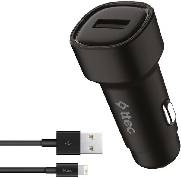 Автомобильное зарядное ttec 2CKS30LS USB-A - Lightning