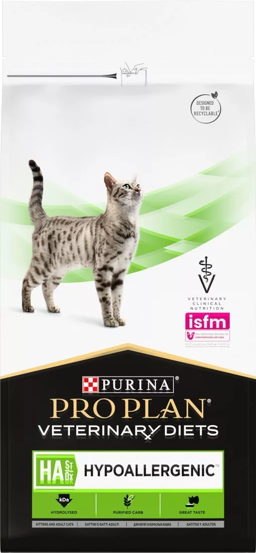 Сухой корм для кошек Pro Plan Veterinary Diets HA ST/OX Hypoallergenic