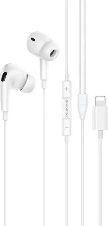 Наушники Borofone BM85 Pro Lightning (белый)