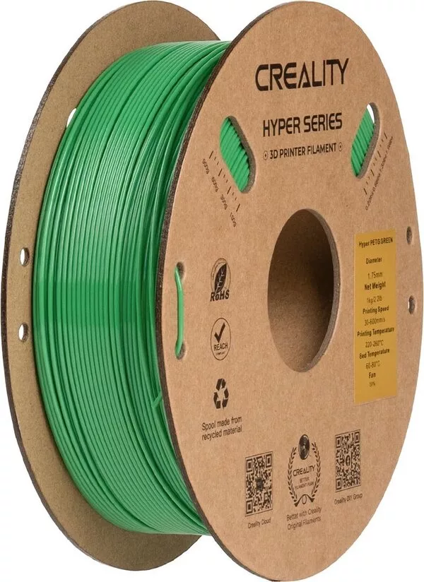 Филамент Creality Petg Hyper 1.75мм 3301030069 (1кг, зеленый)