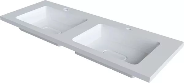 Умывальник Uperwood Modul 122х45х12 см (белый глянцевый)