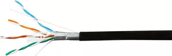 Кабель Skynet Cable Standart CSS-FTP-4-CU-OUT (300 м, черный)