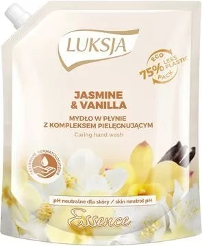 Жидкое мыло Luksja Мыло жидкое Essence Жасмин и ваниль 900 мл (сменный