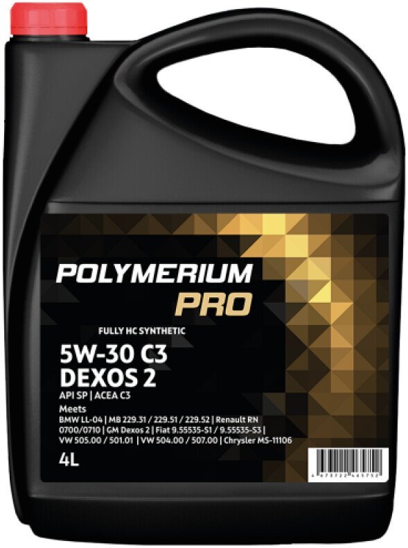 Моторное масло Polymerium PRO 5W-30 C3 DEXOS2 50л