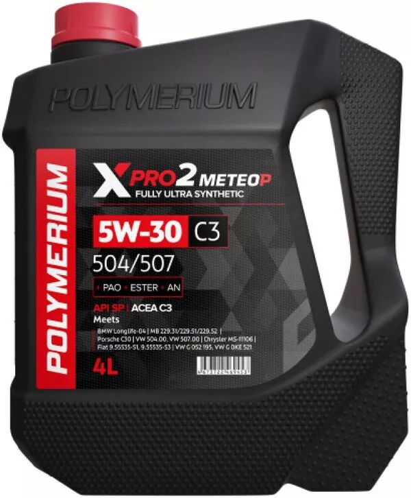 Моторное масло Polymerium XPRO2 5W-30 C3 504/507 50л