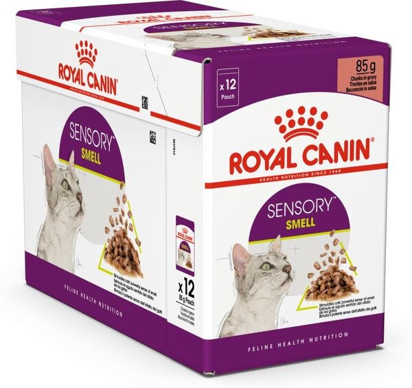 Консервированный корм для кошек Royal Canin Sensory smell gravy запах 