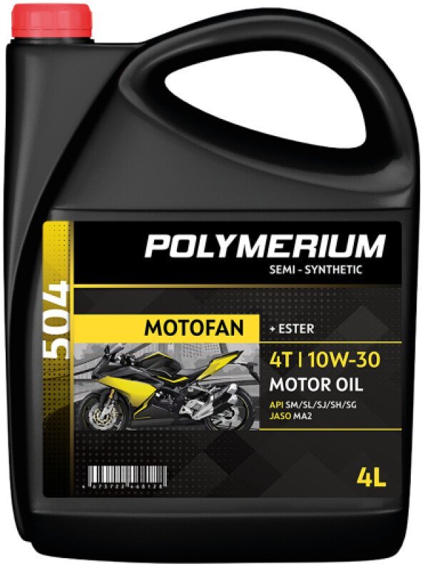 Моторное масло Polymerium Motofan 504 10W-30 4T 50л