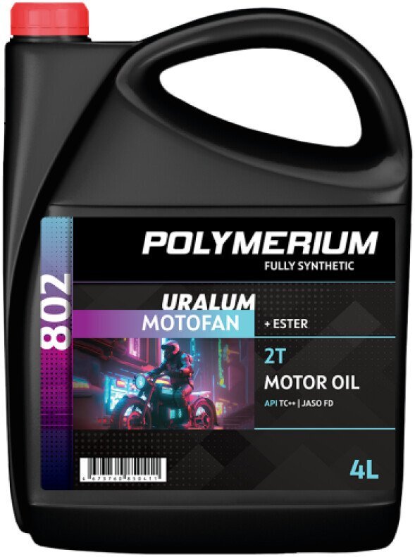 Моторное масло Polymerium Motofan 802 2T Uralum 4л