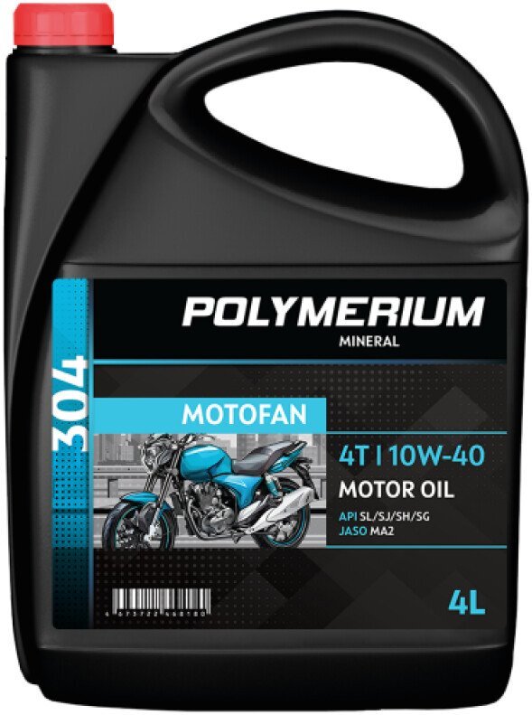Моторное масло Polymerium Motofan 304 10W-40 4T 20л