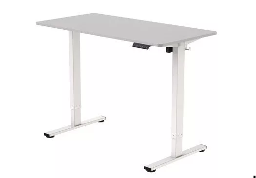 Стол Smartstol Optimal 140x80x1.8 см (белый/серый камень)