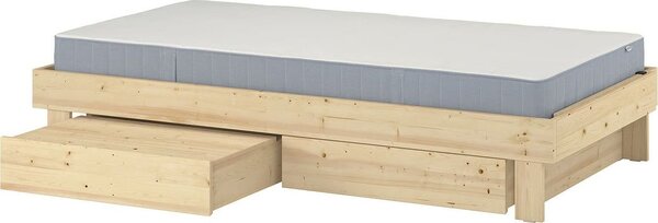Кровать с выдвижным спальным местом Ikea Glamberget 49568473