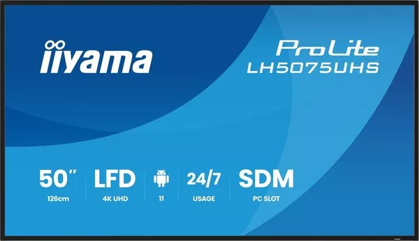Информационная панель iiyama ProLite LH5075UHS-B2AG