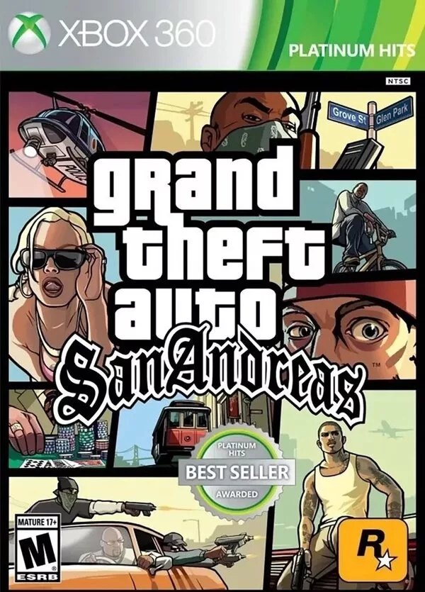Grand Theft Auto: San Andreas (без русской озвучки, английские субтитр