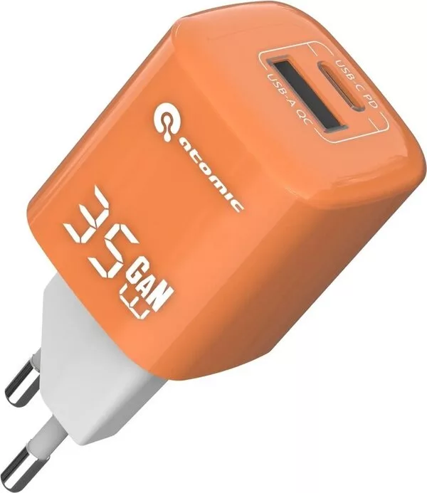 Адаптер питания Atomic Crystal G351 GAN 35W (оранжевый)