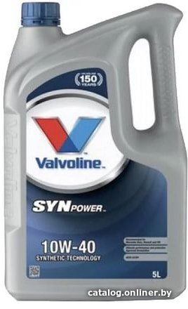Моторное масло Valvoline SynPower 10W-40 5л