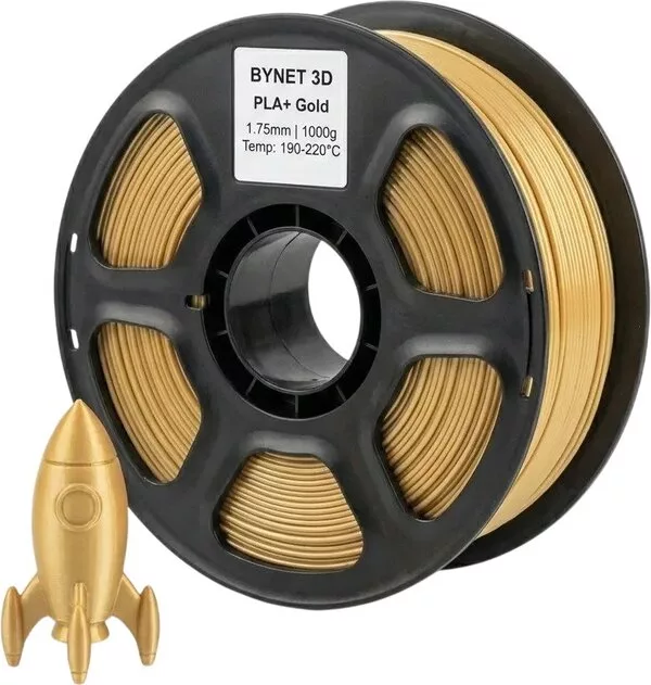 Филамент BYNET3D PLA + BN_PLA10_GD (Gold)