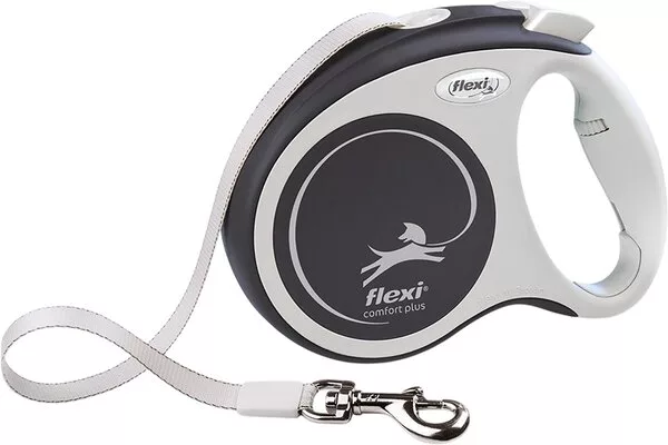 Поводок-рулетка Flexi Comfort Plus Tape (L, 5м, Anthracite)