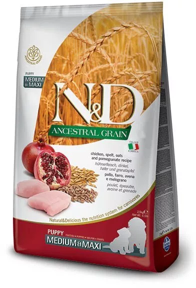 Сухой корм для собак Farmina N&D Ancestral Grain Dog Chicken & Pomegra