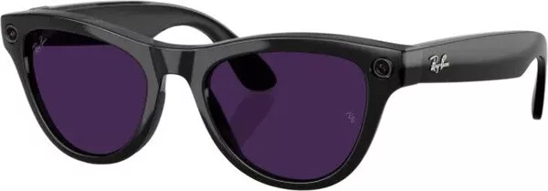 Умные очки Ray-Ban Meta Skyler RW4010 (черный глянцевый/аметист)