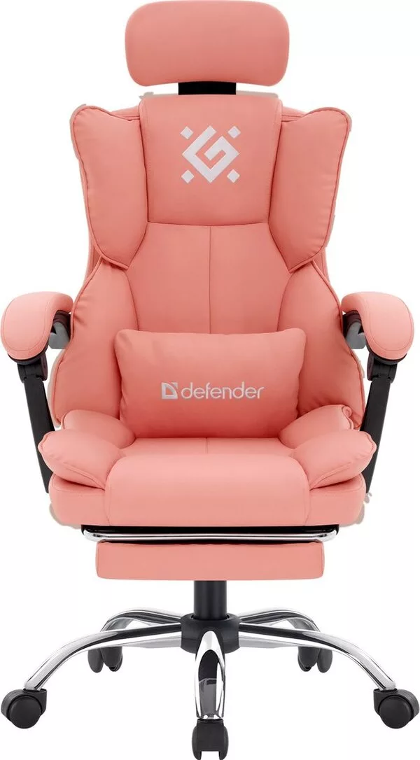 Игровое (геймерское) кресло Defender Ego (розовый)
