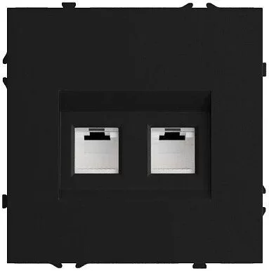 Розетка компьютерная Forkel F70 19654 (черный)