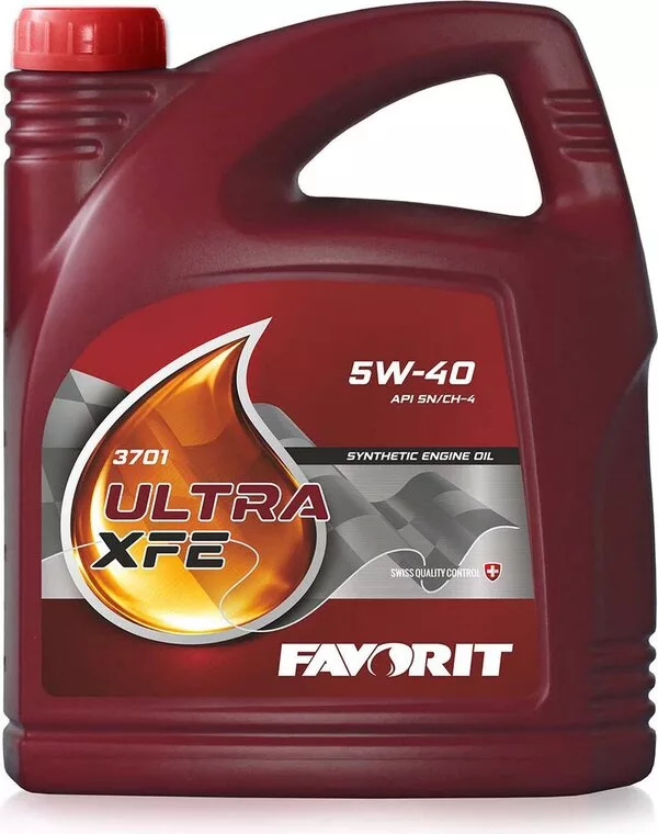Моторное масло Favorit Ultra XFE 5W-40 SN/CH-4 4л