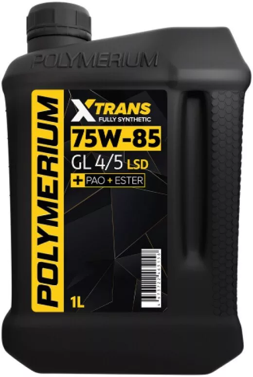 Трансмиссионное масло Polymerium Xtrans 75W-85 GL 4/5 1л