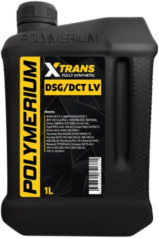 Трансмиссионное масло Polymerium XTrans DSG/DCT LV 1л
