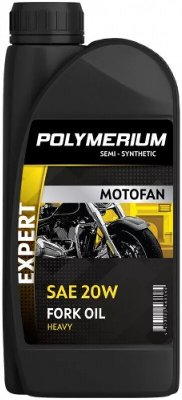 Вилочное масло Polymerium Motofan fork oil expert heavy 20W 1л