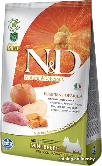 Сухой корм для собак Farmina N&D Pumpkin Grain Free Boar & Apple Adult