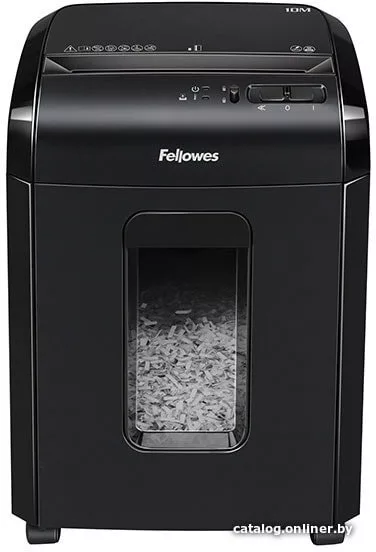 Изображение Шредер Fellowes Powershred 10M (черный)