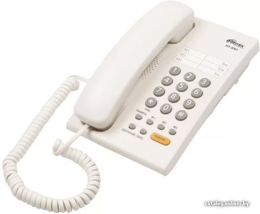 Телефонный аппарат Ritmix RT-330 (белый)