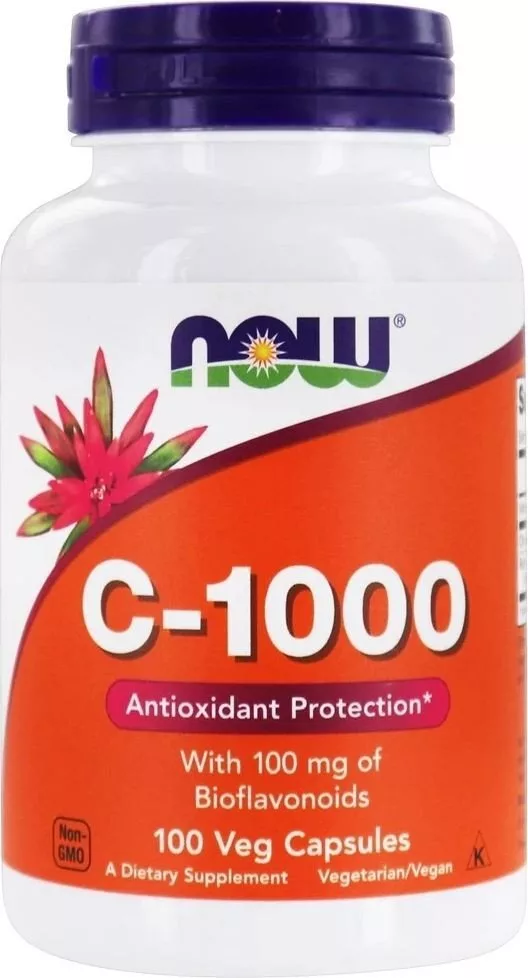 Витамины, минералы Now Foods Vitamin C-1000 (100 вег. капсул)