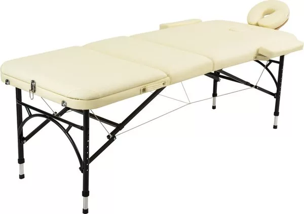 Массажный стол Atlas Sport складной Strong 70 см 3-с алюминиевый (беже