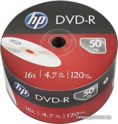 DVD-R диск HP 4.7Gb 16x 69303 (50 шт.)