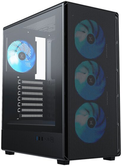 Корпус XASTRA A315 4ARGB A315-1FA36A-1FA12A (черный)
